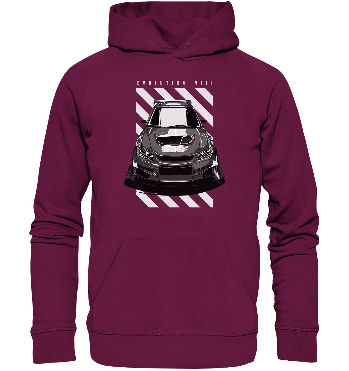 Lancer Evo 8 Front - Premium Unisex Hoodie - MotoMerch.de