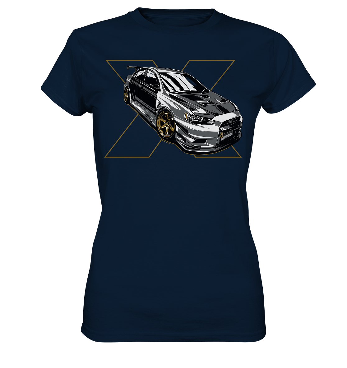 Lancer Evo X - Ladies Premium Shirt - MotoMerch.de