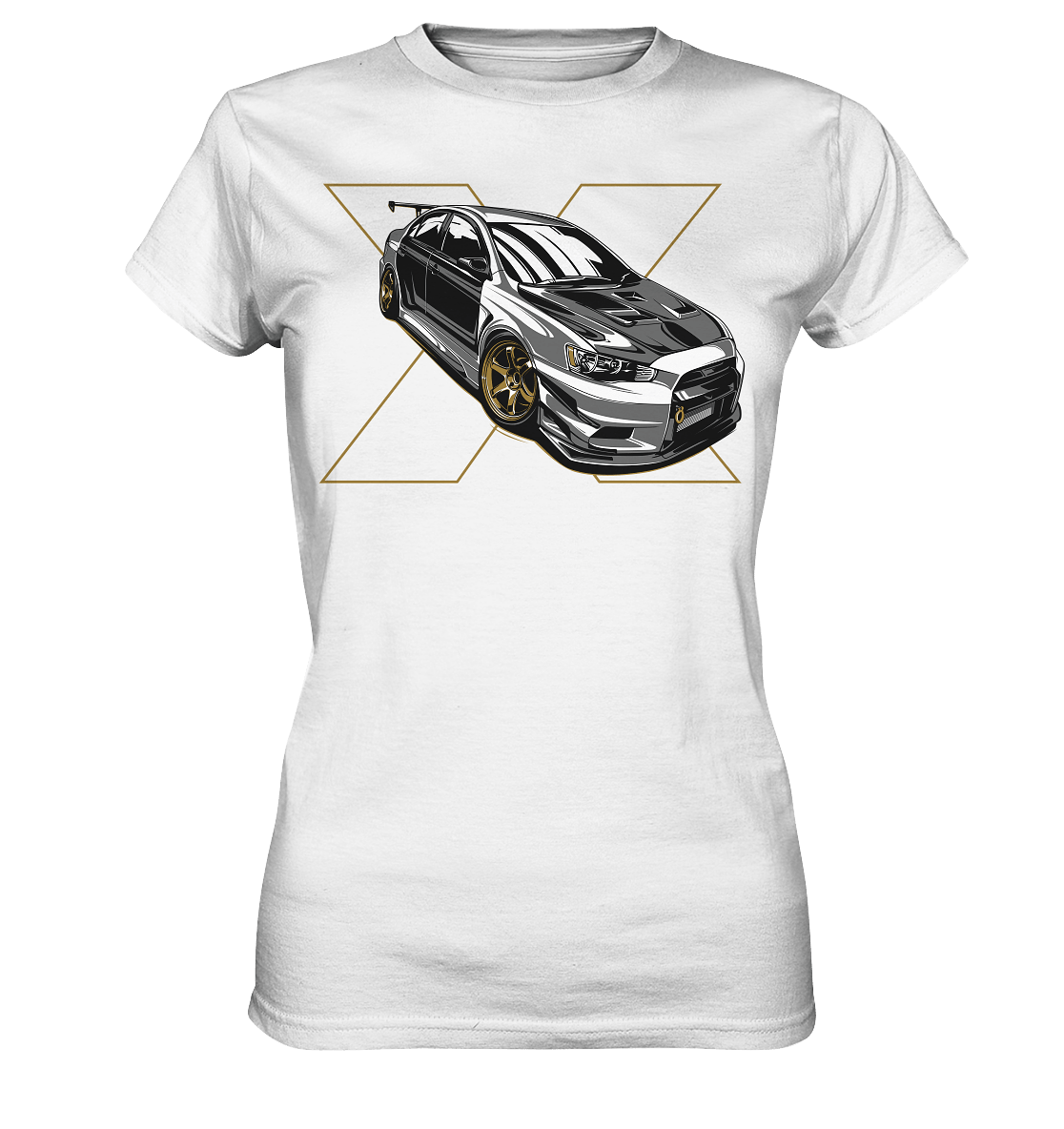 Lancer Evo X - Ladies Premium Shirt - MotoMerch.de