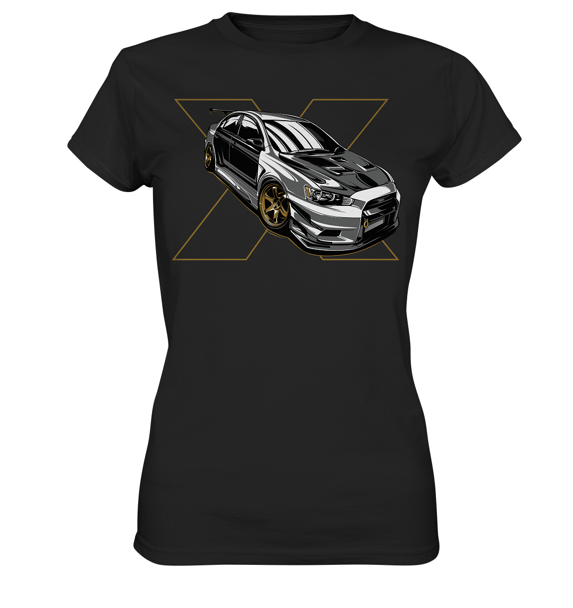Lancer Evo X - Ladies Premium Shirt - MotoMerch.de