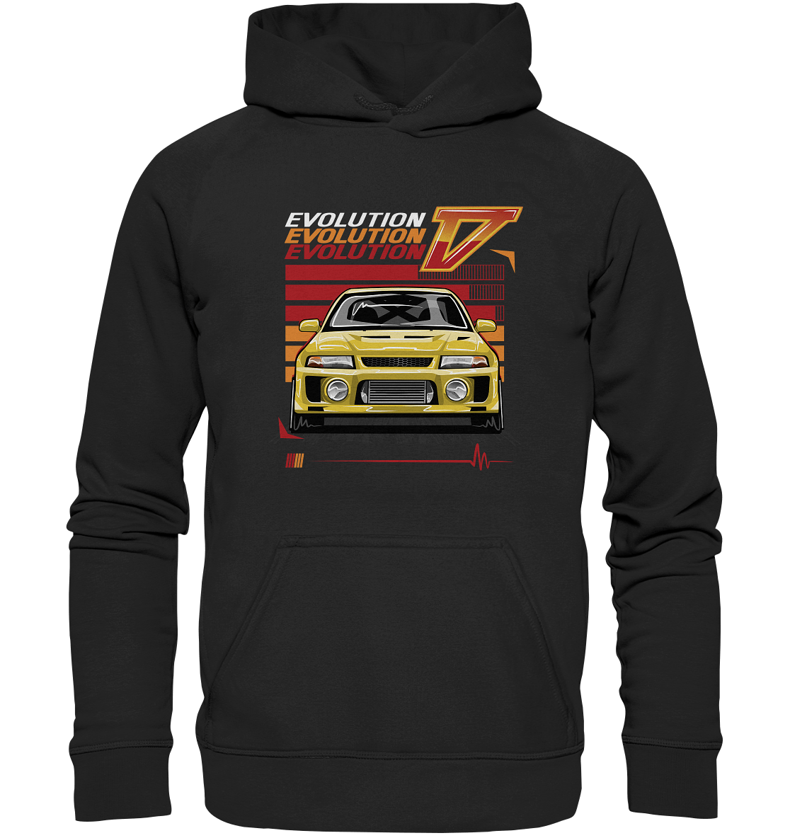 Lancer Evolution V - Basic Unisex Hoodie XL - MotoMerch.de