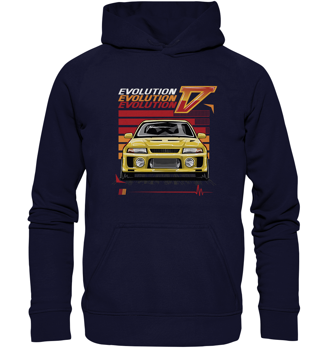Lancer Evolution V - Basic Unisex Hoodie XL - MotoMerch.de