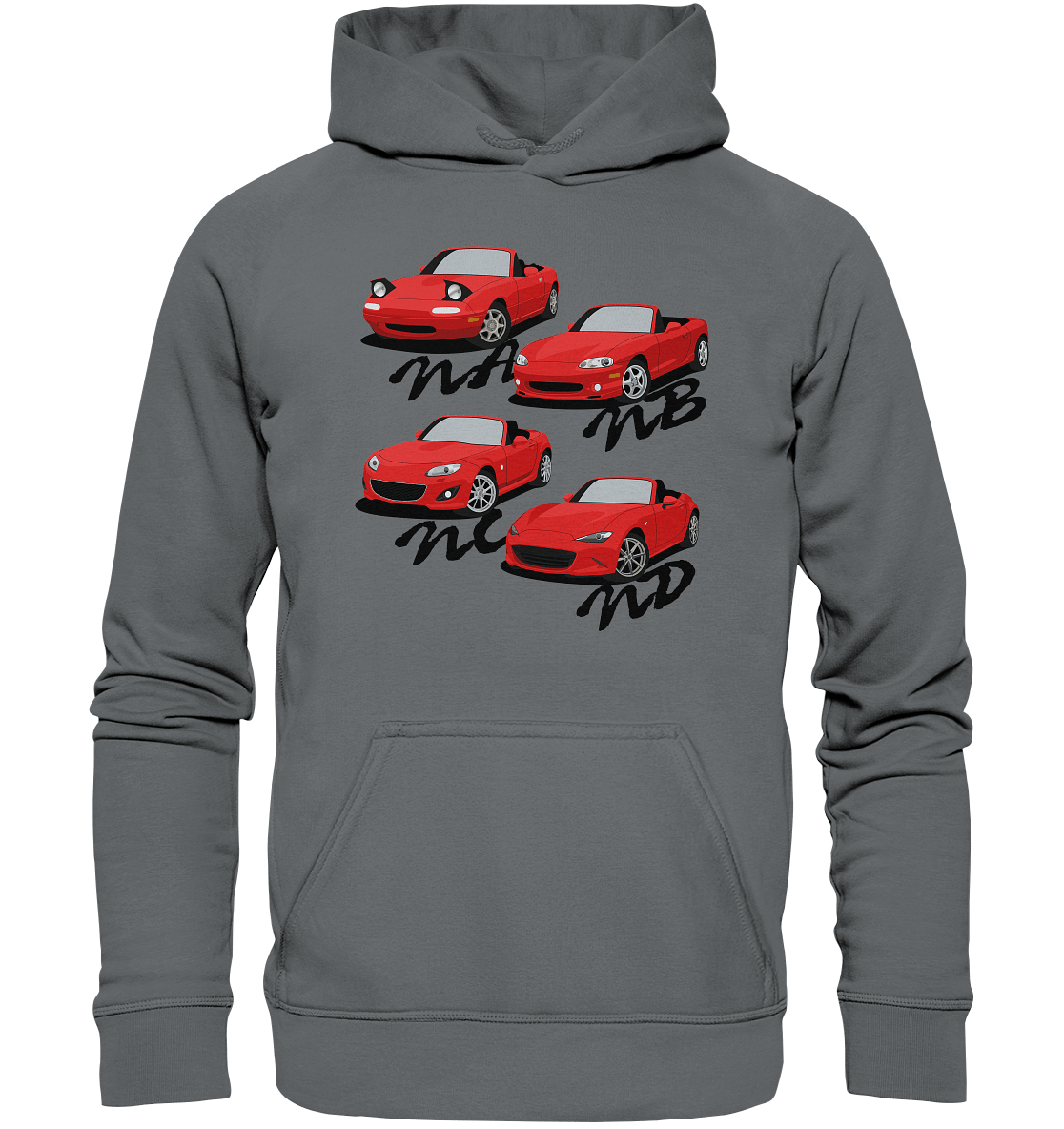Mazda Miata Family - Basic Unisex Hoodie - MotoMerch.de
