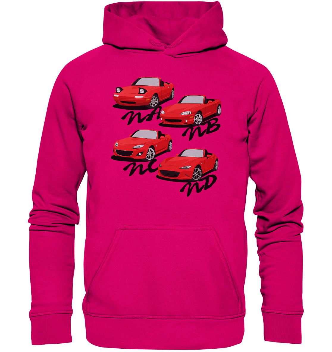 Mazda Miata Family - Basic Unisex Hoodie - MotoMerch.de