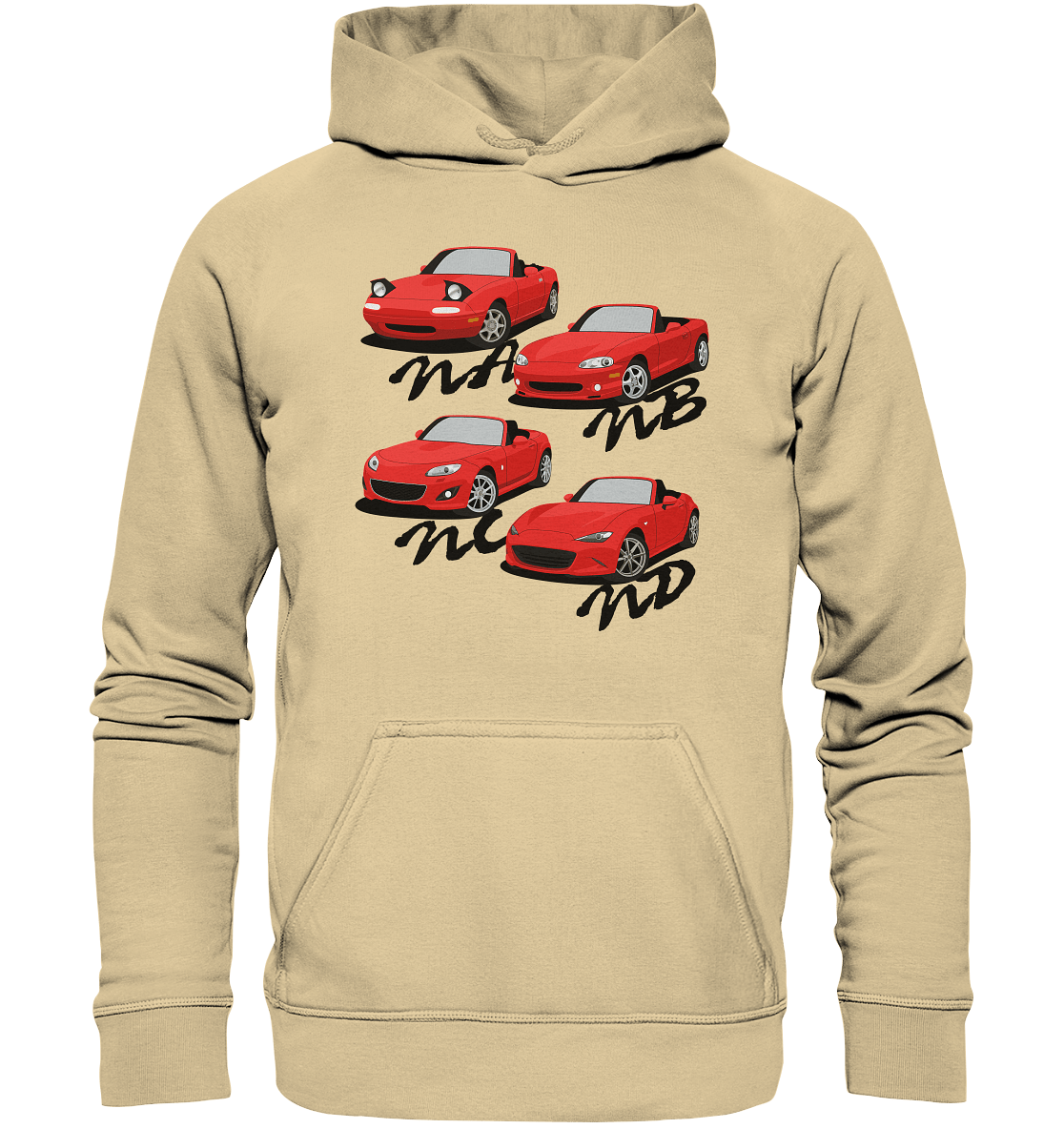 Mazda Miata Family - Basic Unisex Hoodie - MotoMerch.de