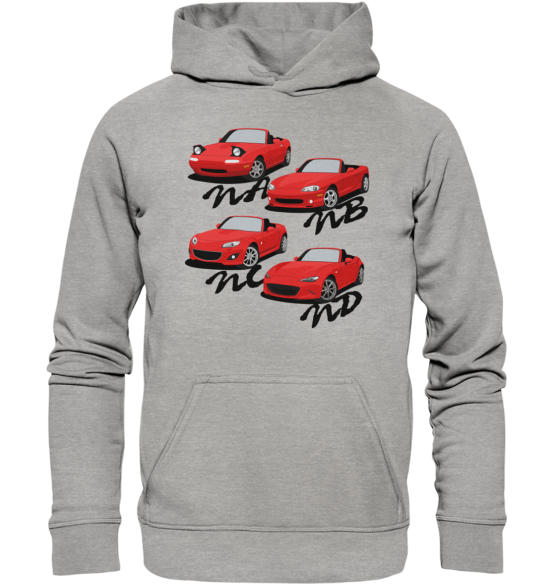 Mazda Miata Family - Basic Unisex Hoodie - MotoMerch.de