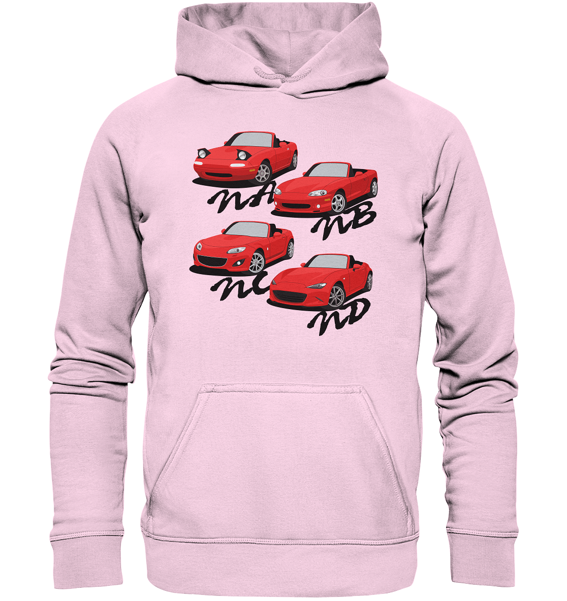 Mazda Miata Family - Basic Unisex Hoodie - MotoMerch.de