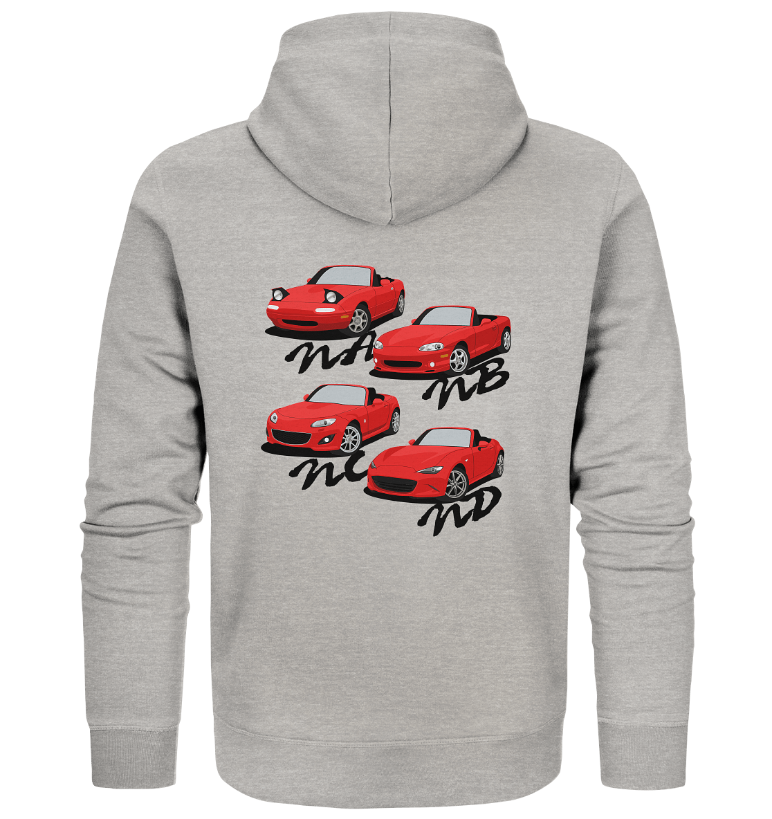 Mazda Miata Family - Organic Zipper - MotoMerch.de