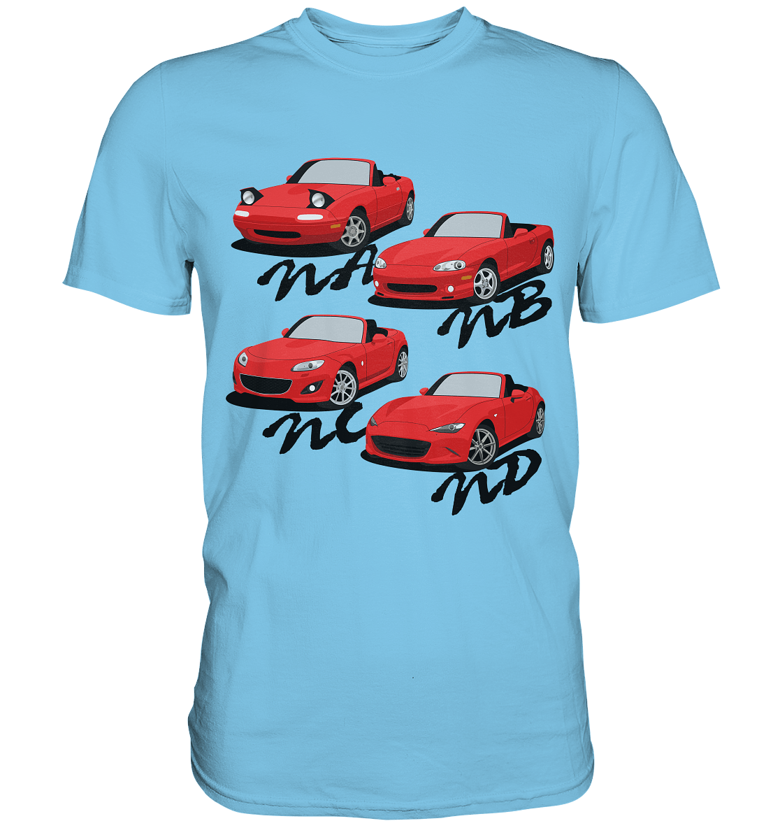 Mazda Miata Family - Premium Shirt - MotoMerch.de