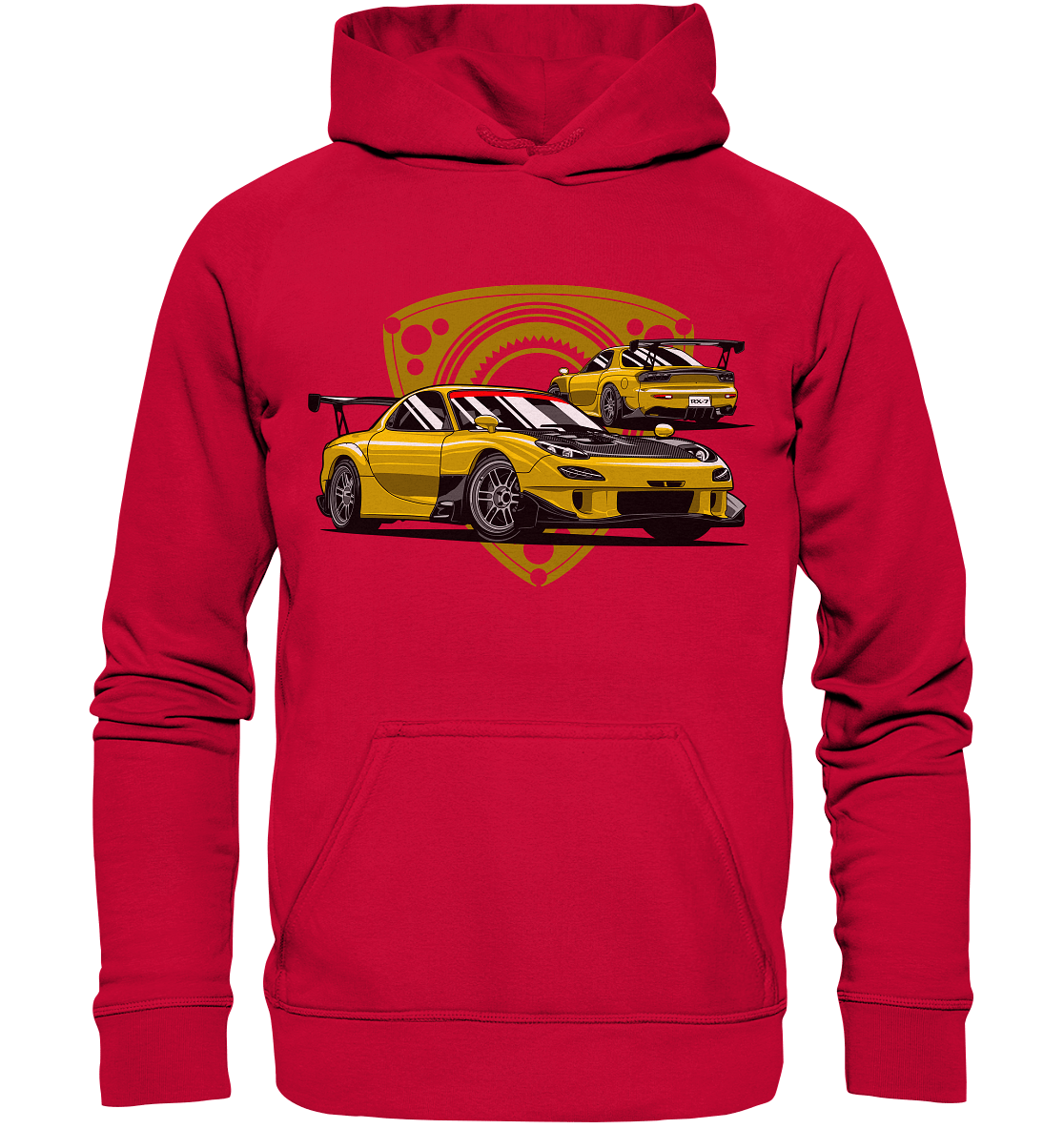 Mazda RX-7 modified - Basic Unisex Hoodie - MotoMerch.de