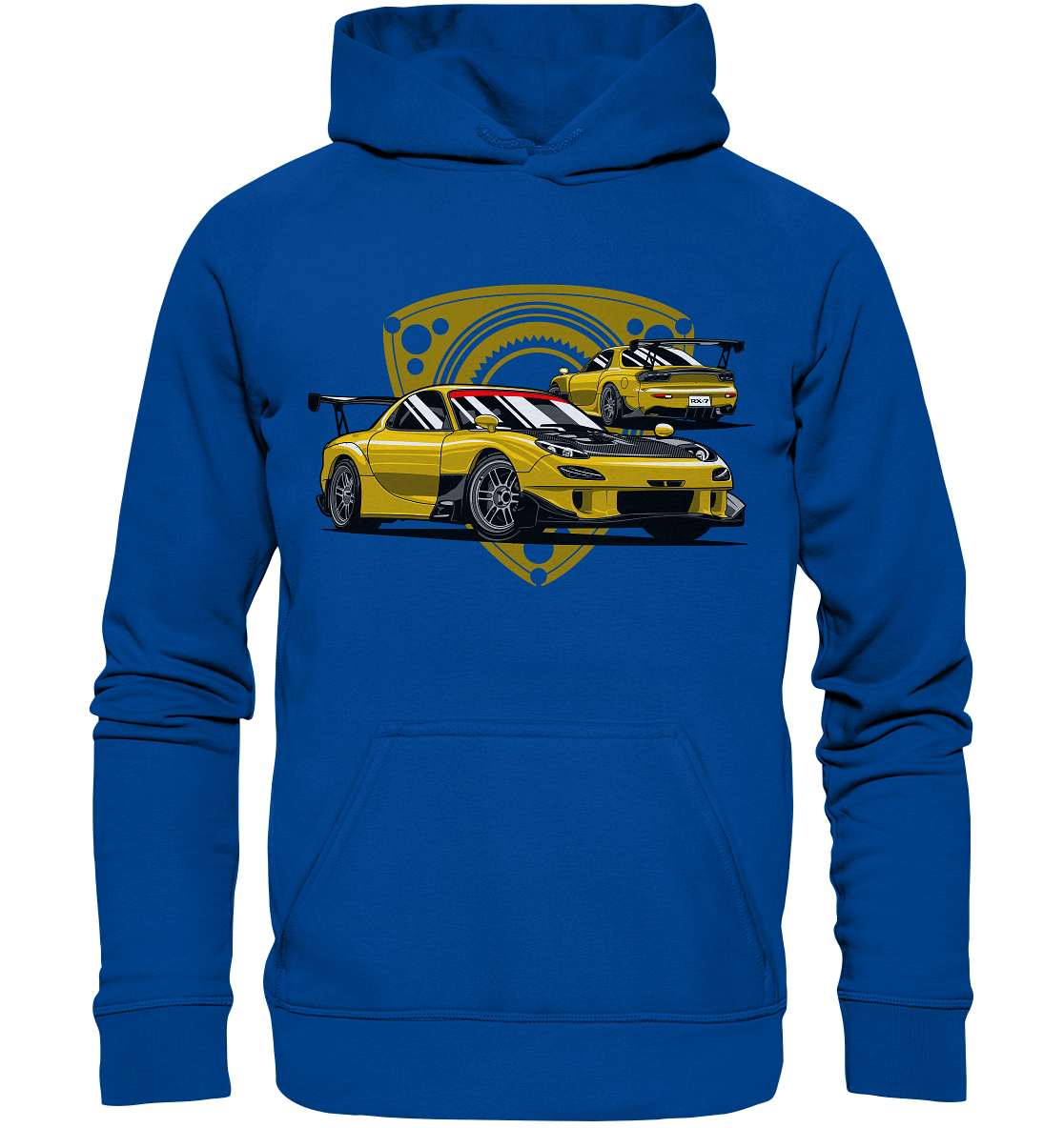 Mazda RX-7 modified - Basic Unisex Hoodie - MotoMerch.de