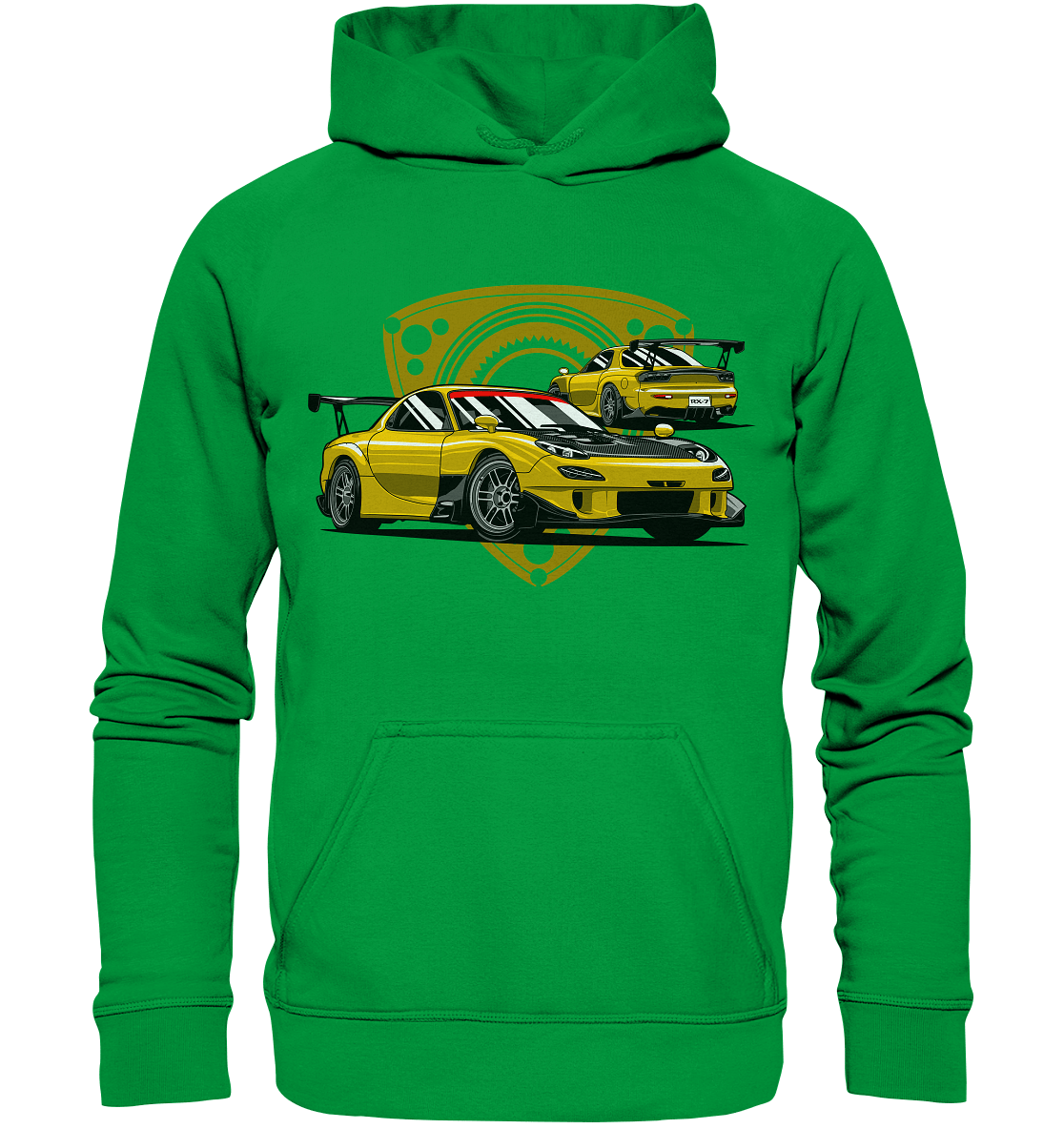 Mazda RX-7 modified - Basic Unisex Hoodie - MotoMerch.de