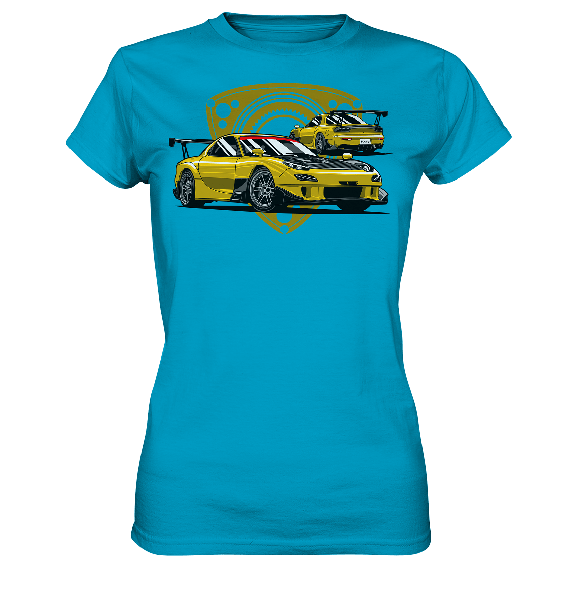 Mazda RX-7 modified - Ladies Premium Shirt - MotoMerch.de