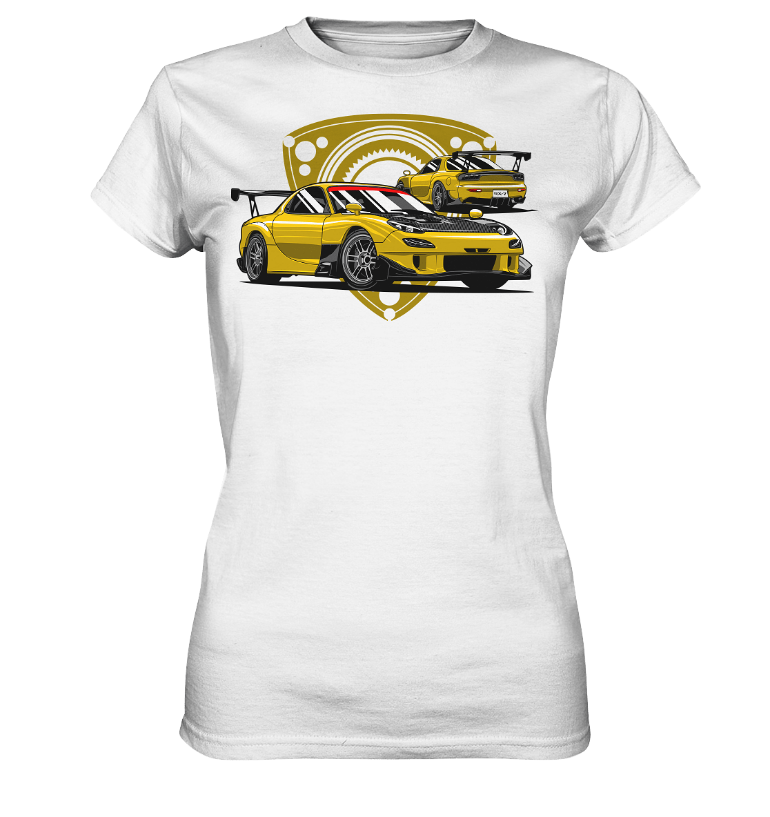 Mazda RX-7 modified - Ladies Premium Shirt - MotoMerch.de