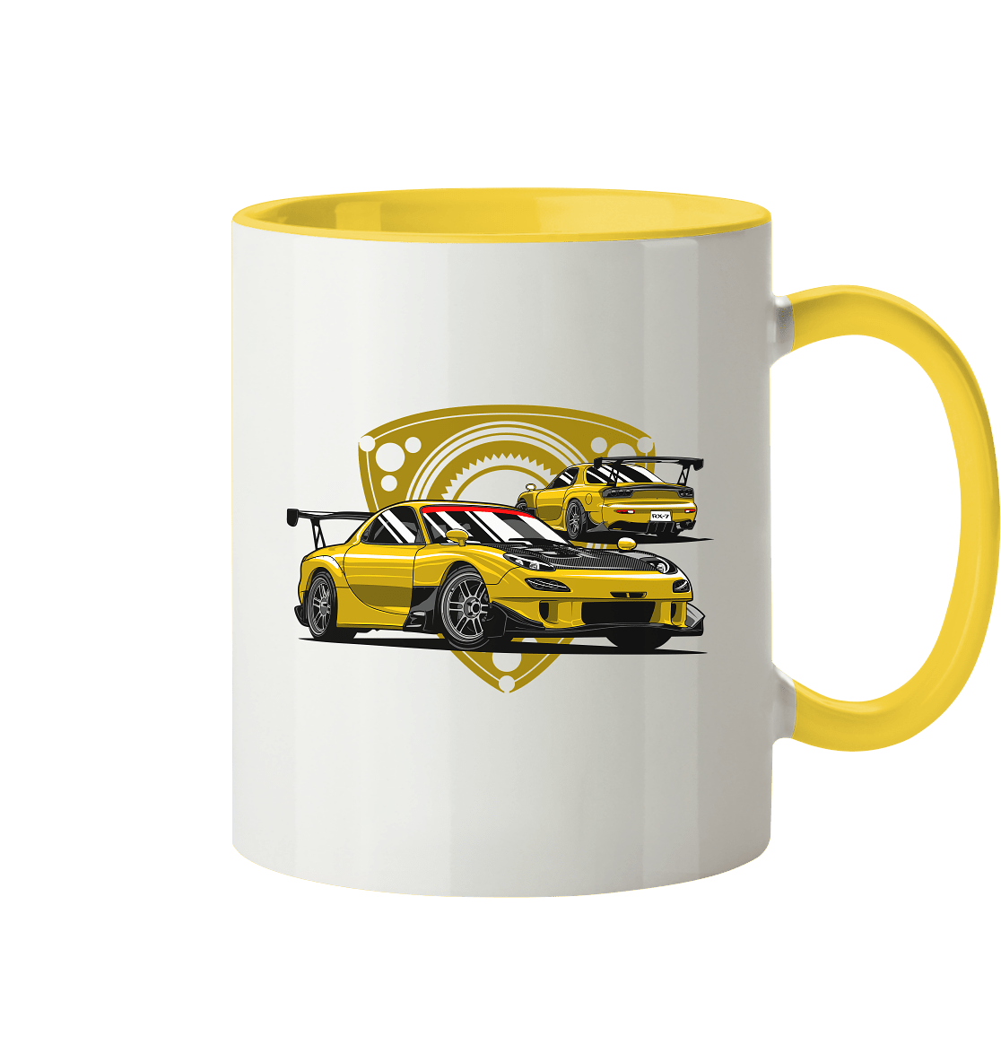 Mazda RX-7 modified - Tasse zweifarbig - MotoMerch.de