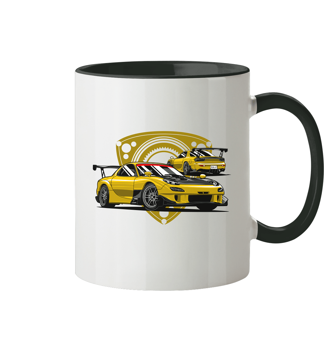 Mazda RX-7 modified - Tasse zweifarbig - MotoMerch.de
