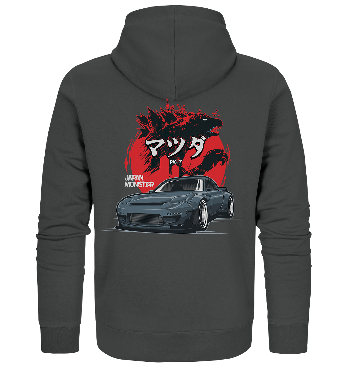 Mazda RX7 FD Widebody - Organic Zipper - MotoMerch.de