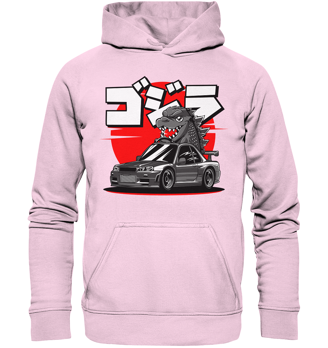 Mini Zilla Skyline R34 - Basic Unisex Hoodie - MotoMerch.de