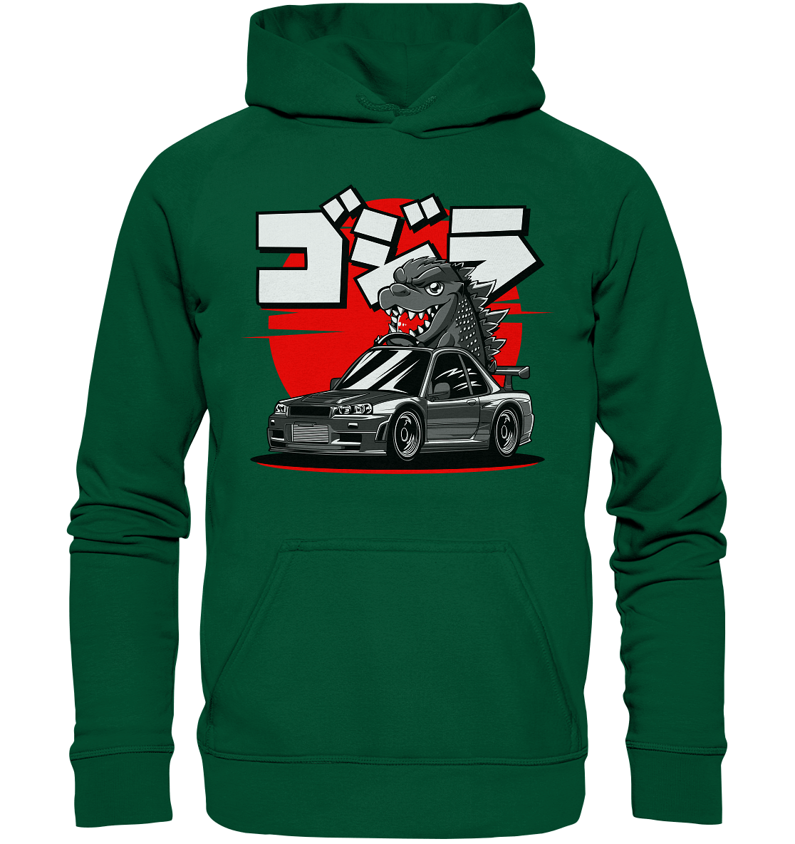 Mini Zilla Skyline R34 - Basic Unisex Hoodie - MotoMerch.de