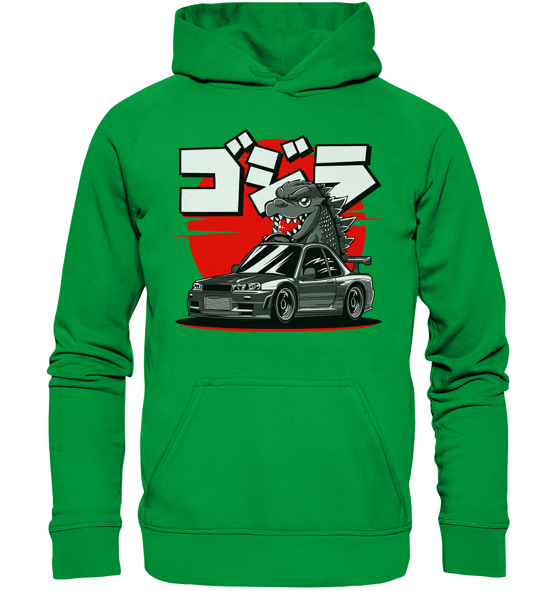 Mini Zilla Skyline R34 - Basic Unisex Hoodie - MotoMerch.de