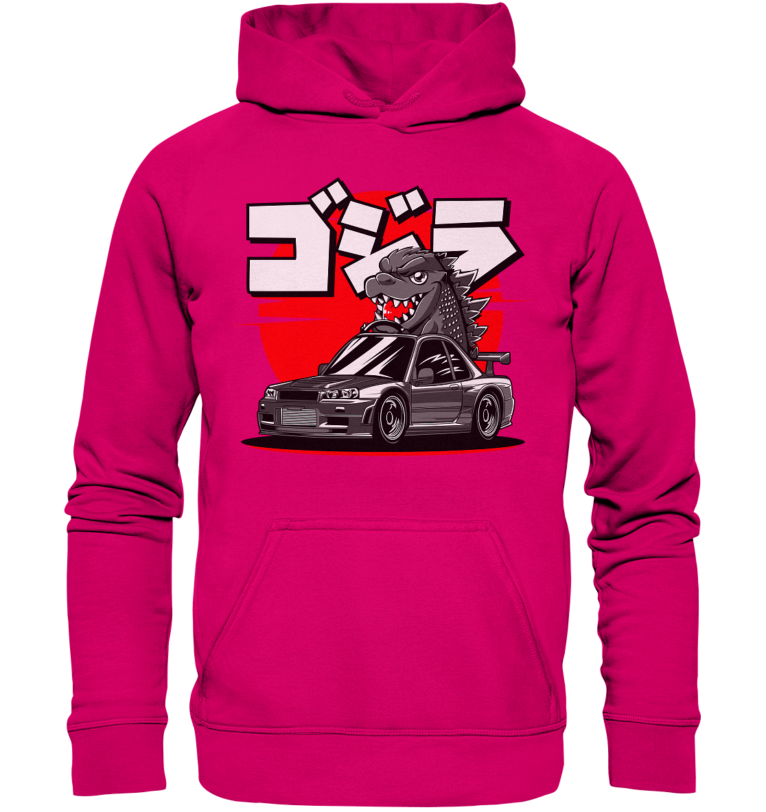 Mini Zilla Skyline R34 - Basic Unisex Hoodie - MotoMerch.de