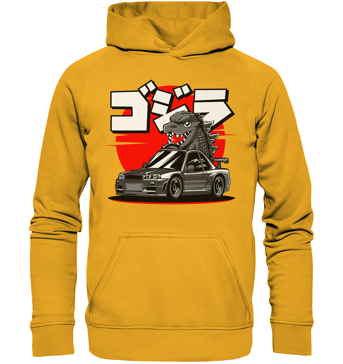 Mini Zilla Skyline R34 - Basic Unisex Hoodie - MotoMerch.de