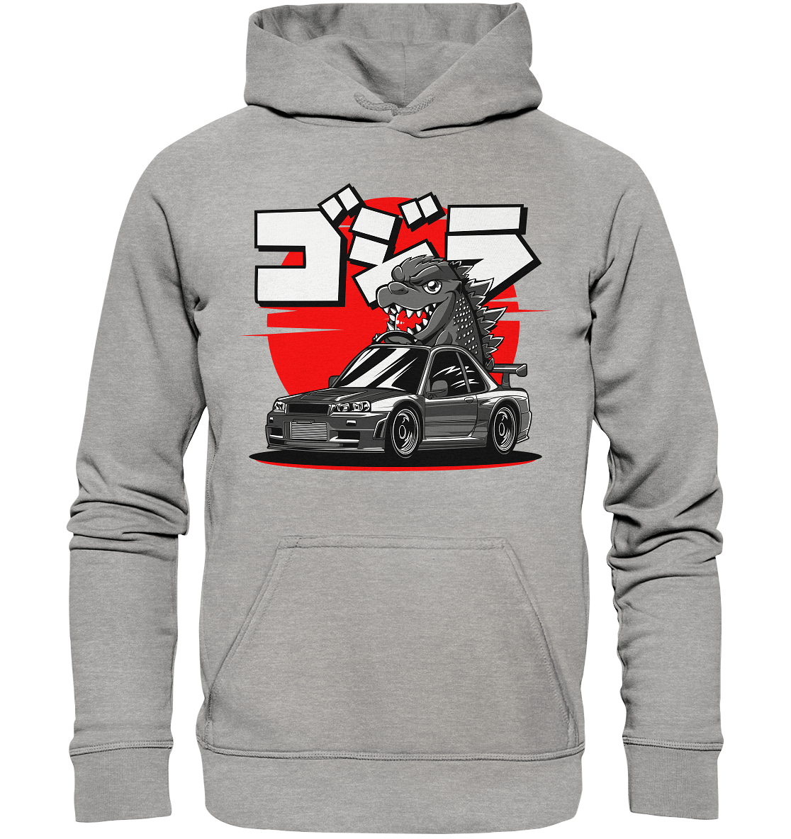 Mini Zilla Skyline R34 - Basic Unisex Hoodie - MotoMerch.de