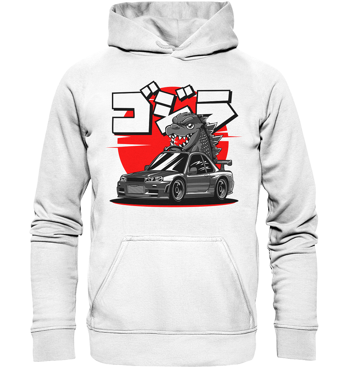 Mini Zilla Skyline R34 - Basic Unisex Hoodie - MotoMerch.de
