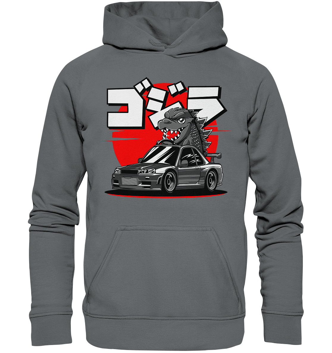 Mini Zilla Skyline R34 - Basic Unisex Hoodie - MotoMerch.de