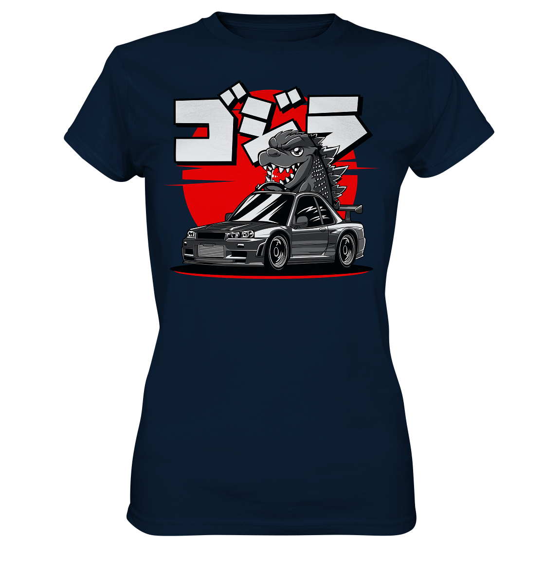 Mini Zilla Skyline R34 - Ladies Premium Shirt - MotoMerch.de