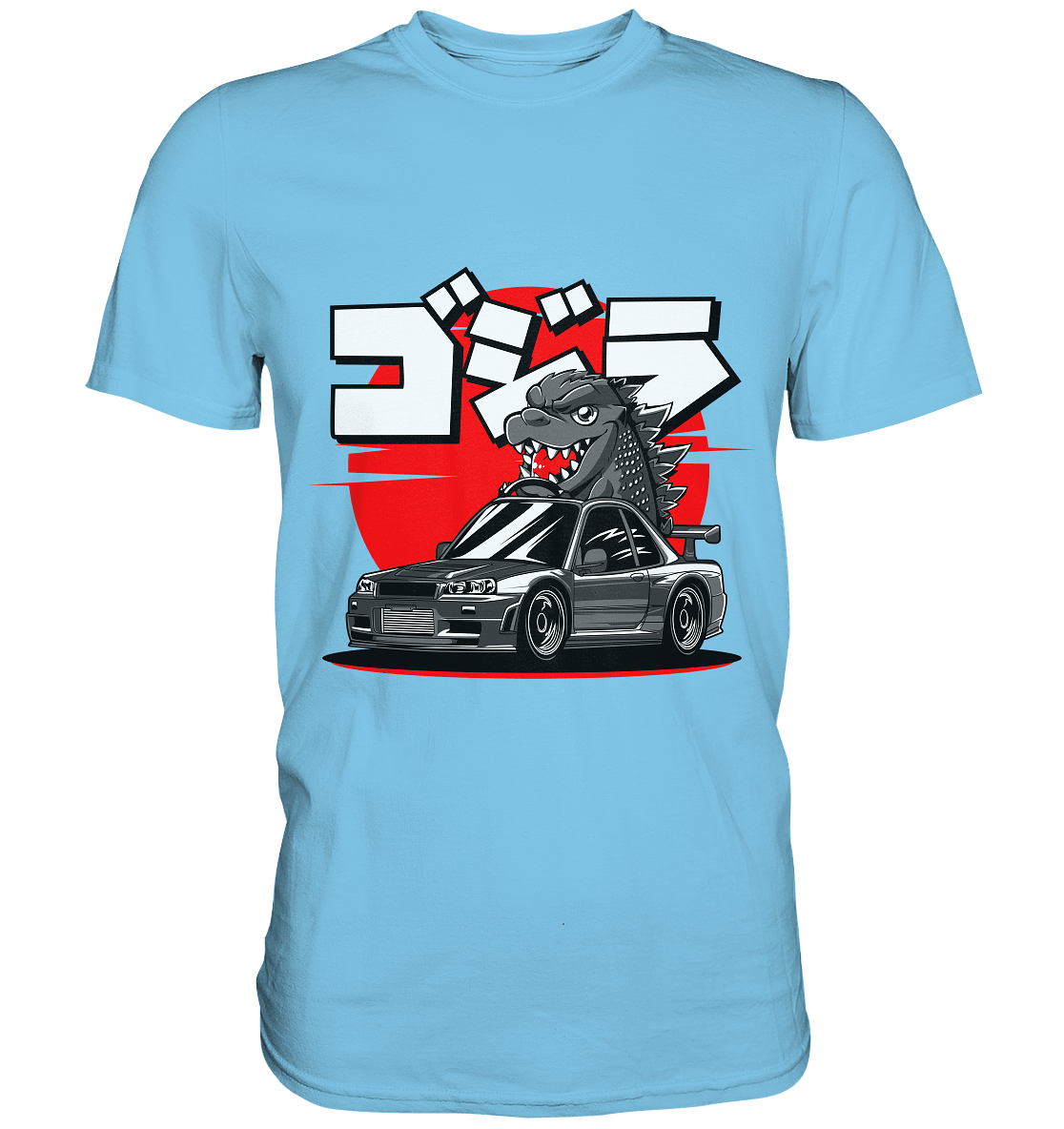 Mini Zilla Skyline R34 - Premium Shirt - MotoMerch.de