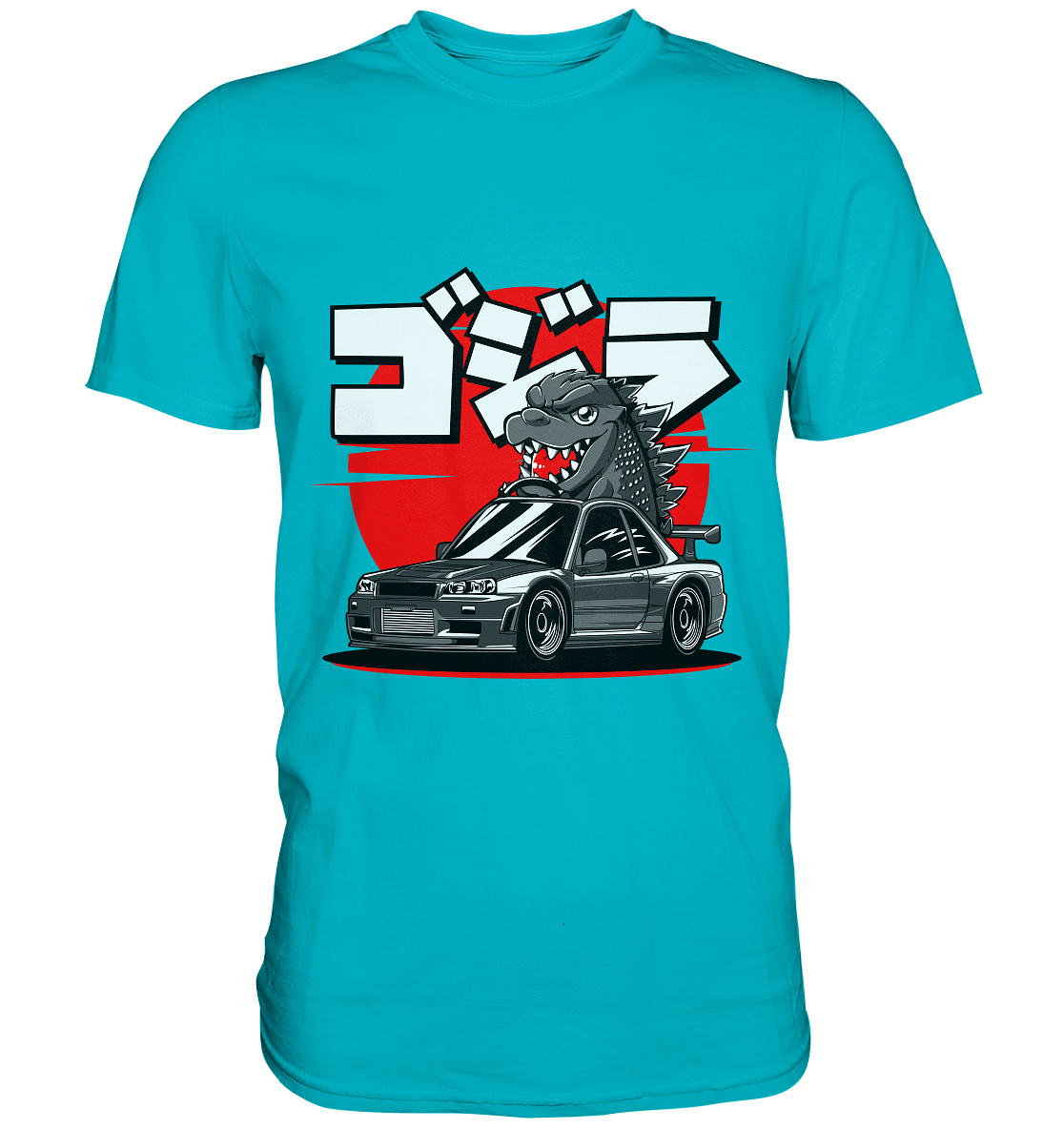 Mini Zilla Skyline R34 - Premium Shirt - MotoMerch.de