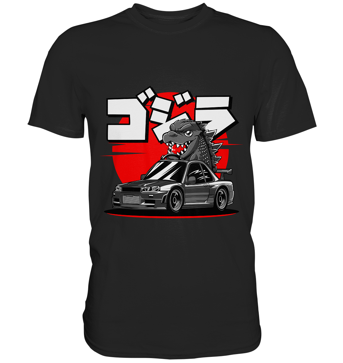 Mini Zilla Skyline R34 - Premium Shirt - MotoMerch.de