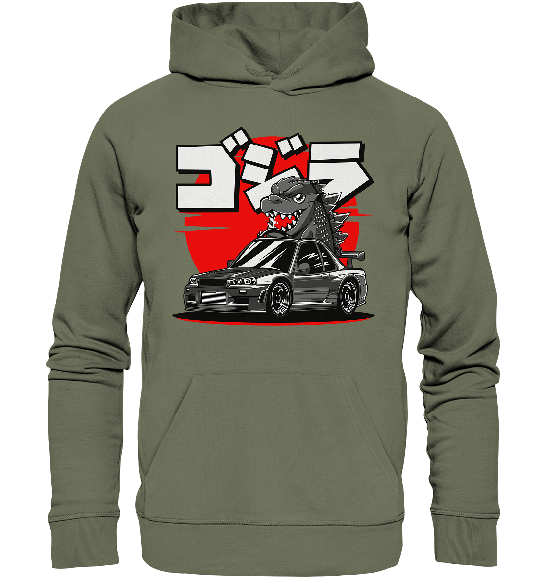 Mini Zilla Skyline R34 - Premium Unisex Hoodie - MotoMerch.de