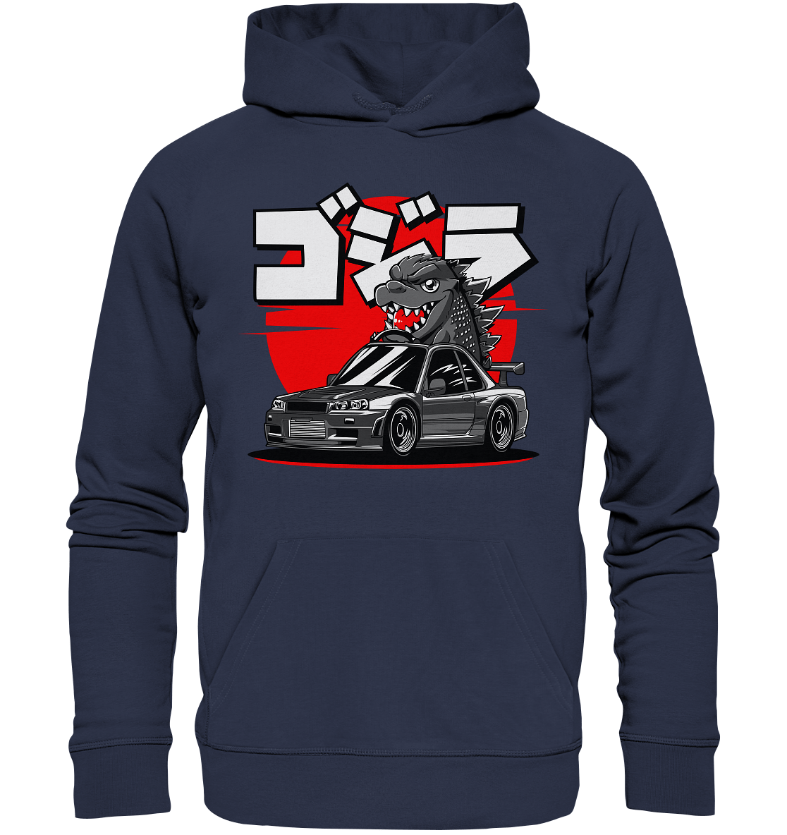 Mini Zilla Skyline R34 - Premium Unisex Hoodie - MotoMerch.de