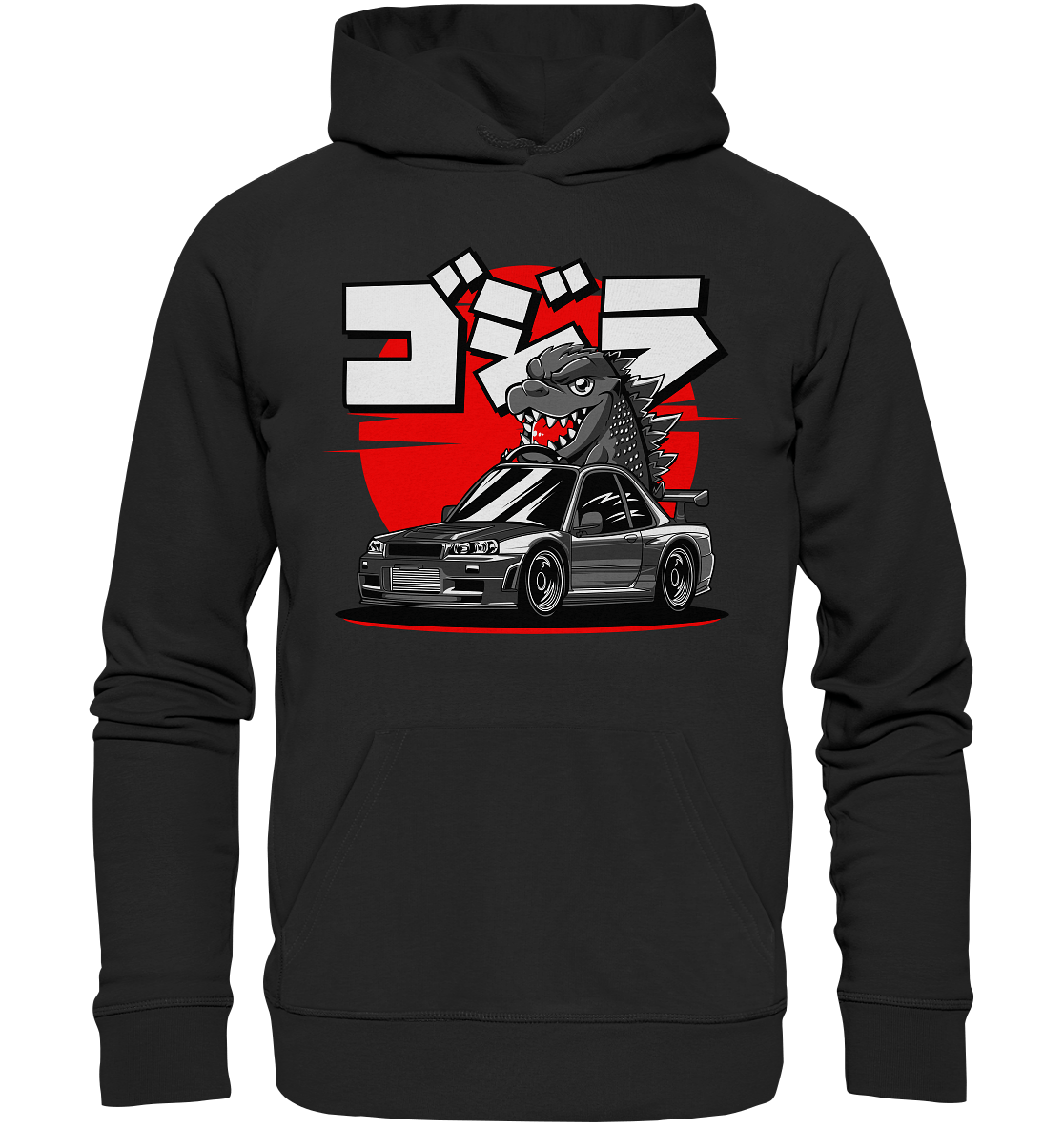 Mini Zilla Skyline R34 - Premium Unisex Hoodie - MotoMerch.de