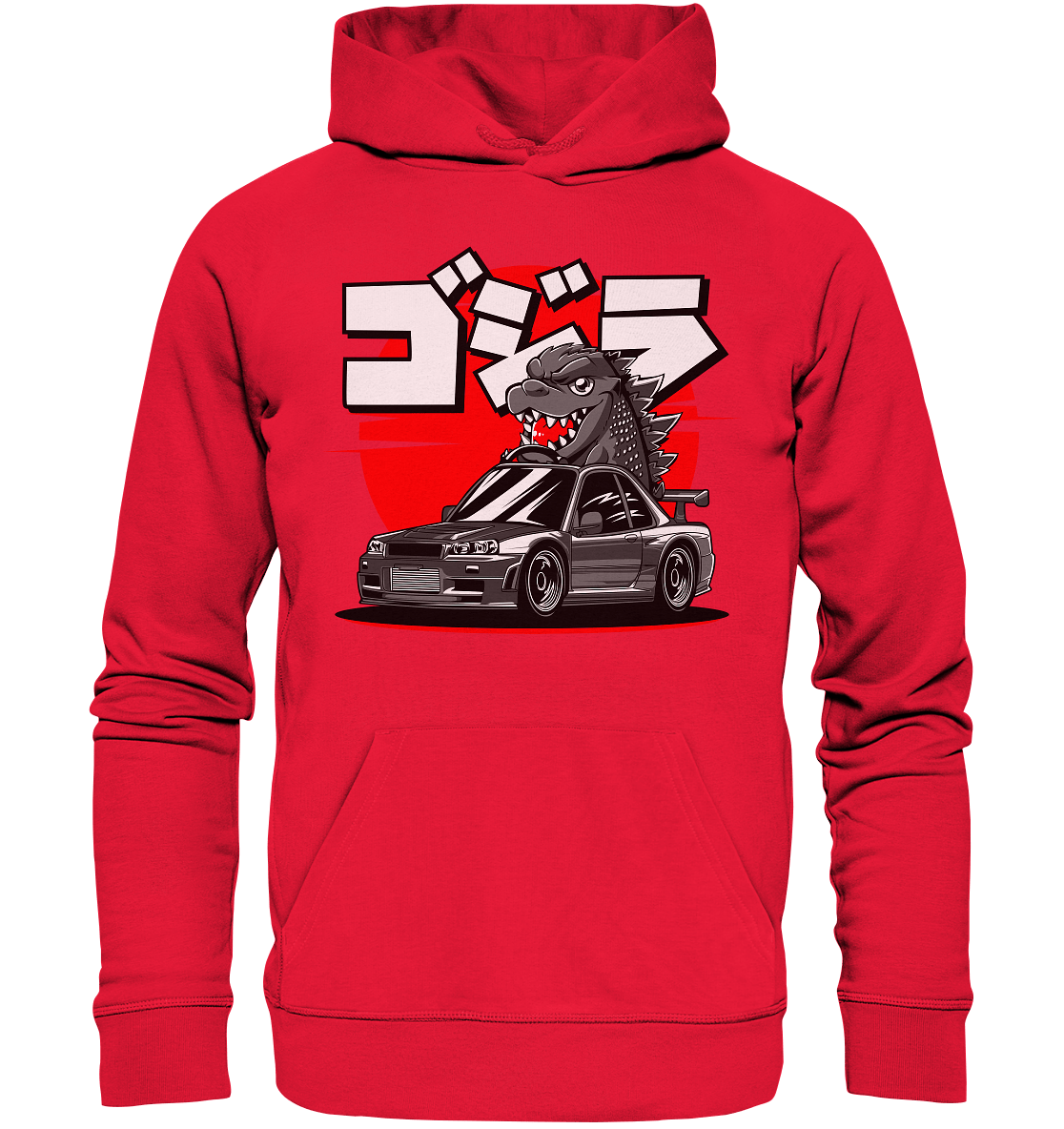 Mini Zilla Skyline R34 - Premium Unisex Hoodie - MotoMerch.de