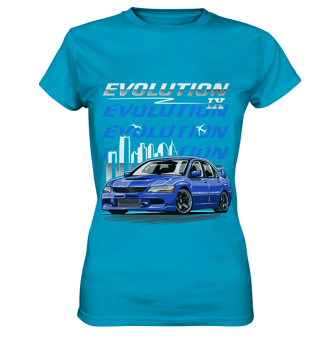 Mitsubishi Lancer Evolution IX - Ladies Premium Shirt - MotoMerch.de