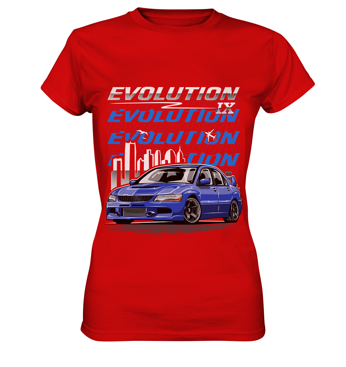 Mitsubishi Lancer Evolution IX - Ladies Premium Shirt - MotoMerch.de