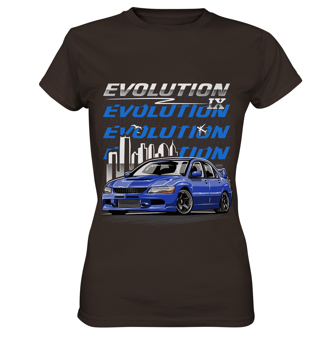 Mitsubishi Lancer Evolution IX - Ladies Premium Shirt - MotoMerch.de