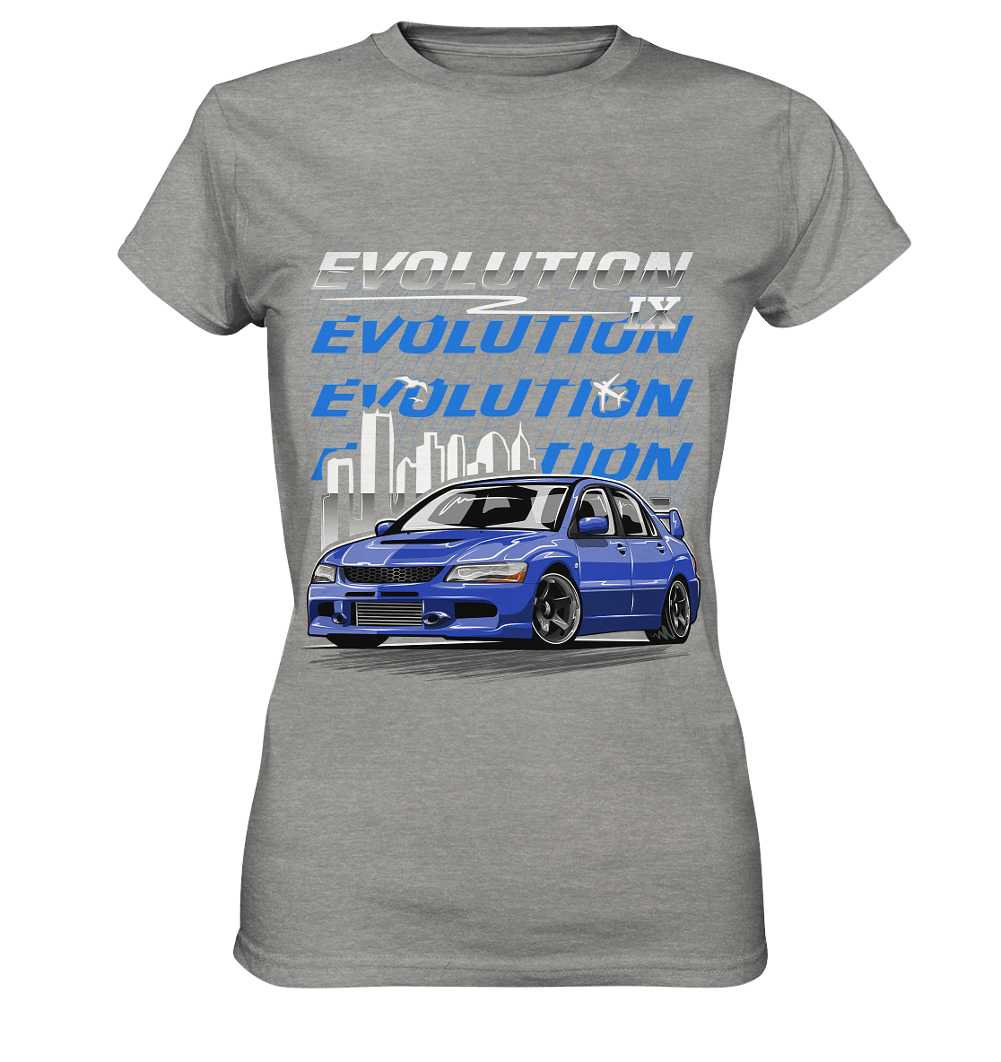 Mitsubishi Lancer Evolution IX - Ladies Premium Shirt - MotoMerch.de