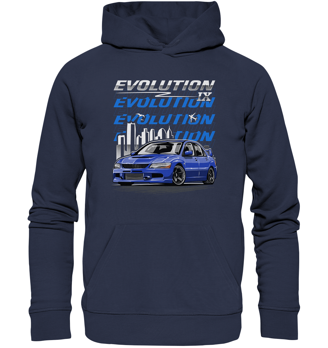 Mitsubishi Lancer Evolution IX - Premium Unisex Hoodie - MotoMerch.de