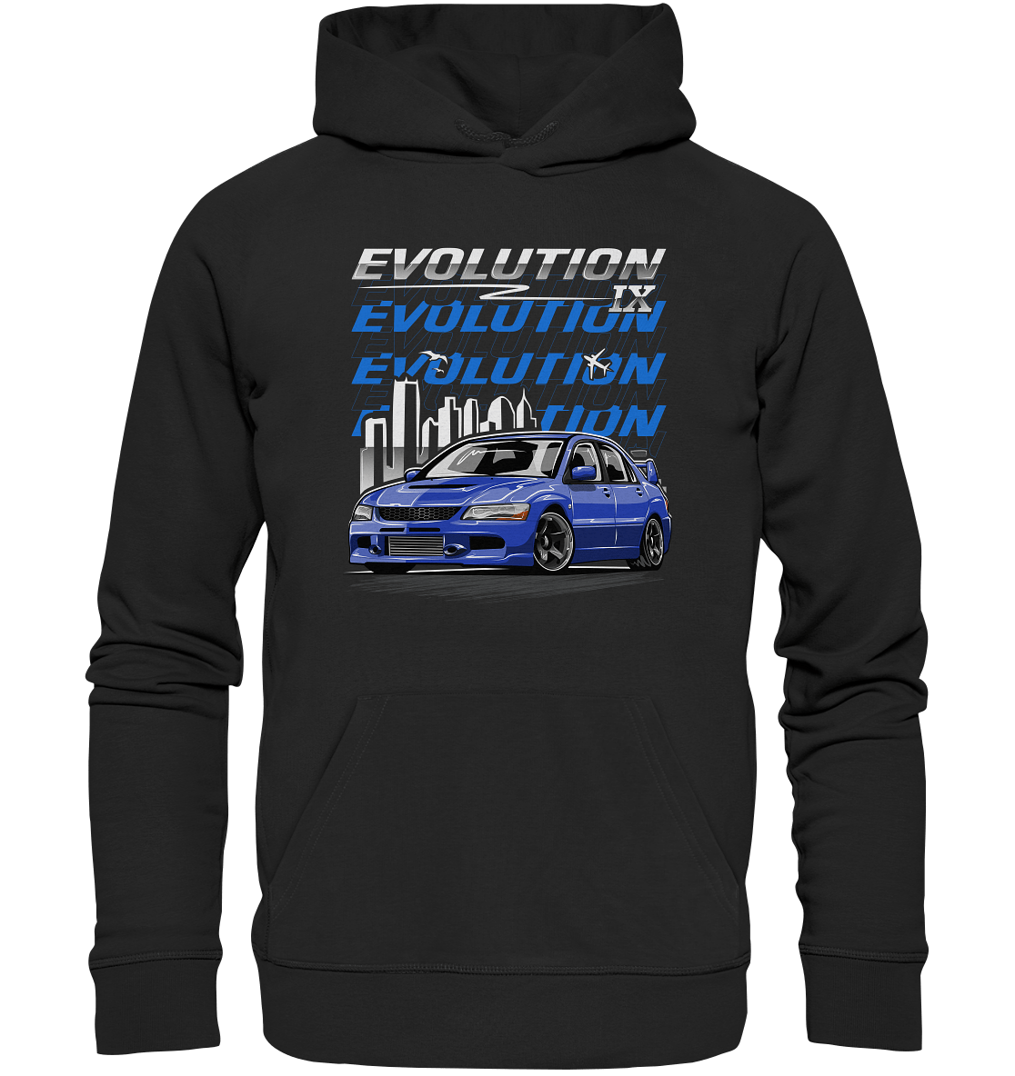 Mitsubishi Lancer Evolution IX - Premium Unisex Hoodie - MotoMerch.de
