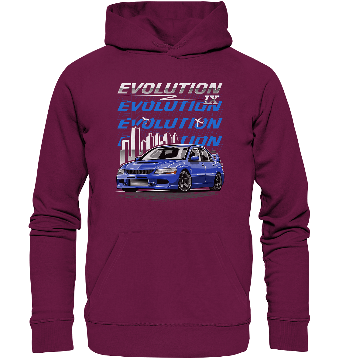 Mitsubishi Lancer Evolution IX - Premium Unisex Hoodie - MotoMerch.de