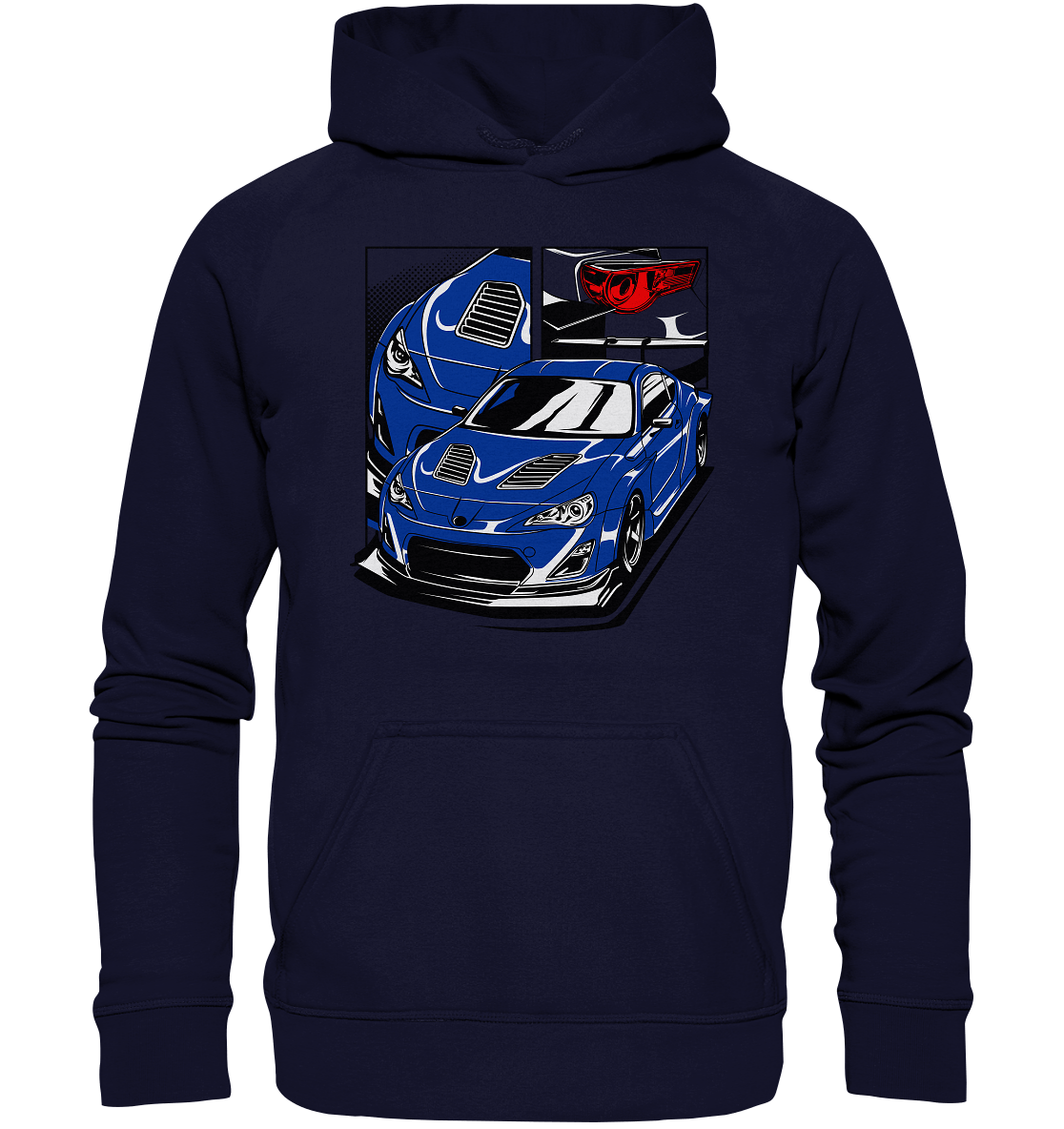 modified Toyota GT86 - Basic Unisex Hoodie XL - MotoMerch.de