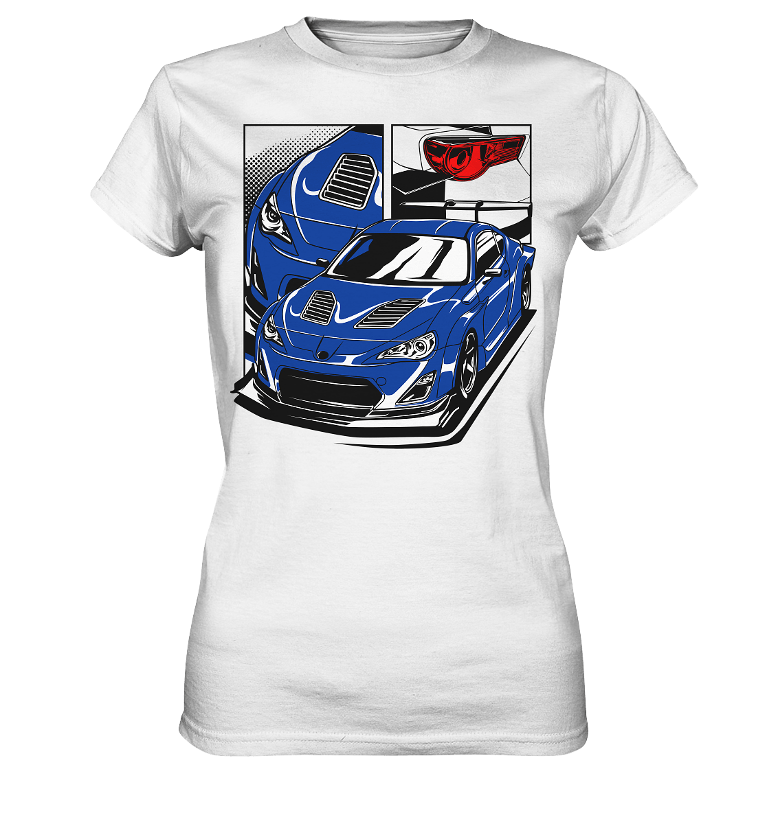 modified Toyota GT86 - Ladies Premium Shirt - MotoMerch.de