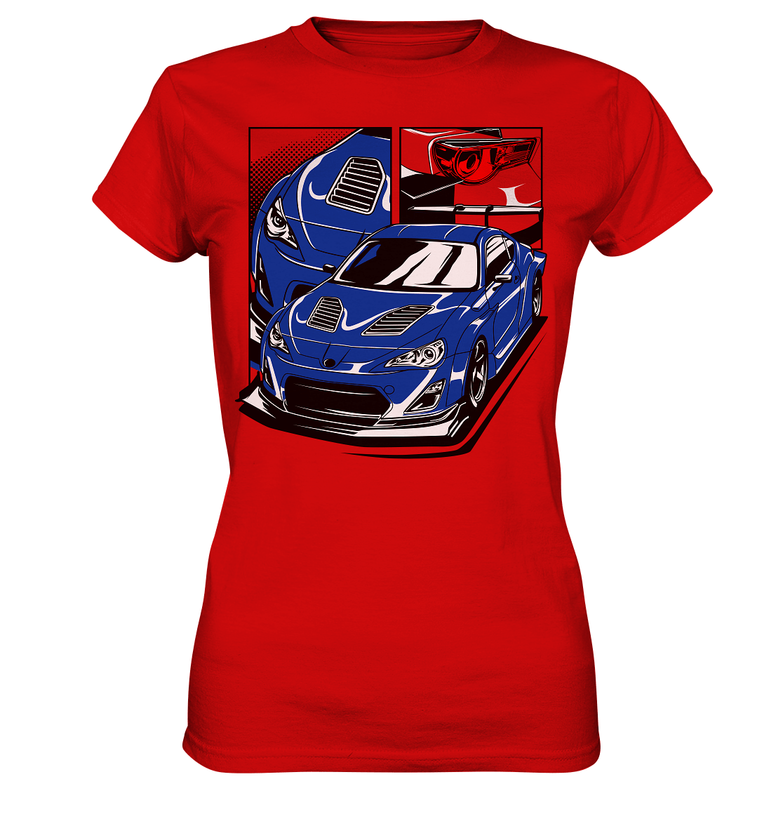 modified Toyota GT86 - Ladies Premium Shirt - MotoMerch.de
