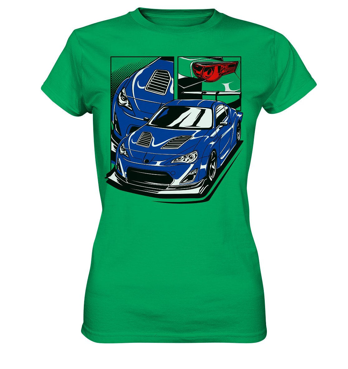 modified Toyota GT86 - Ladies Premium Shirt - MotoMerch.de