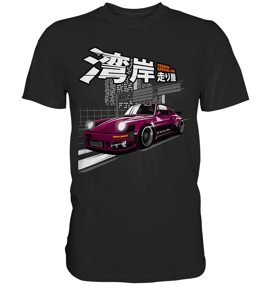 MPW Mid Night Porsche 930 - Premium Shirt - MotoMerch.de