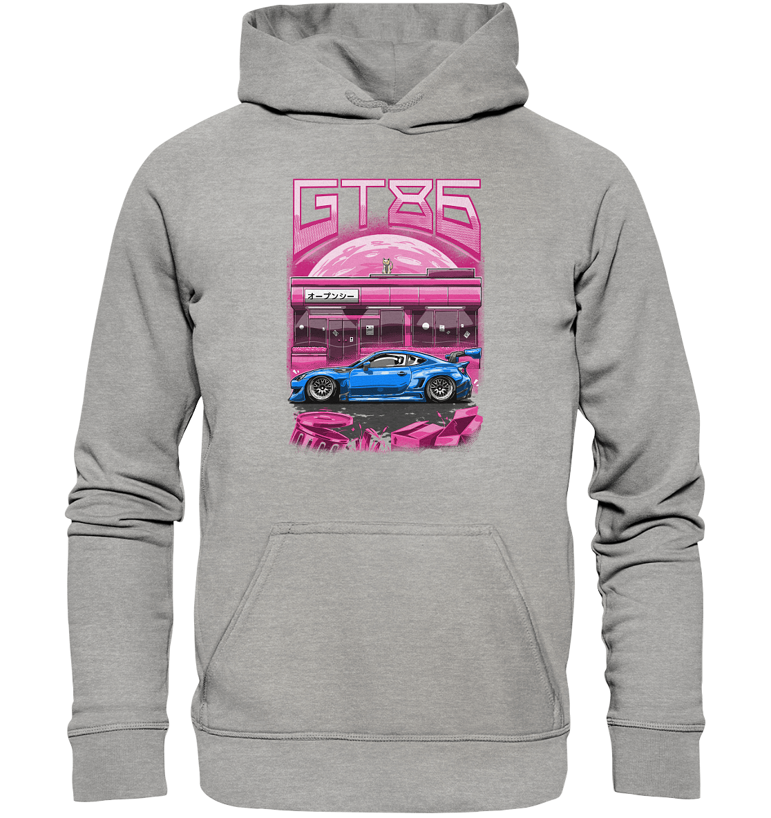 Neon Widebody GT86 - Basic Unisex Hoodie - MotoMerch.de